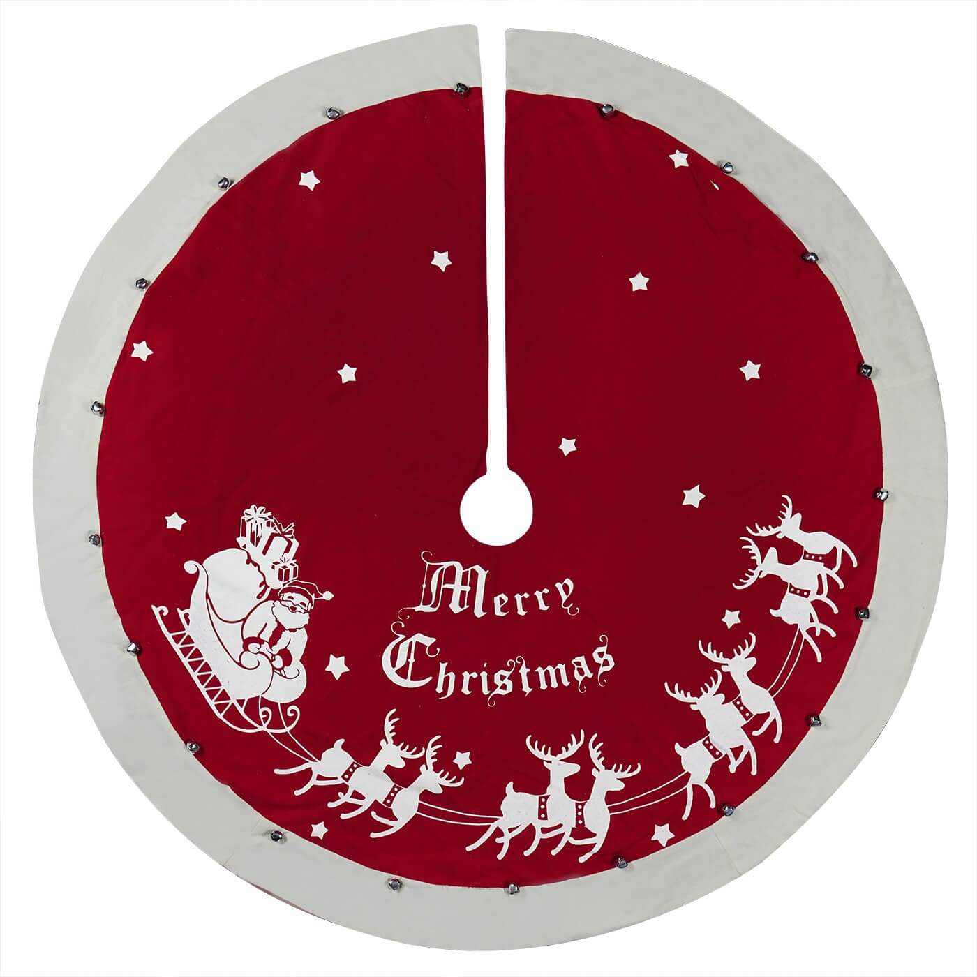 Large Merry Christmas Tree Skirt