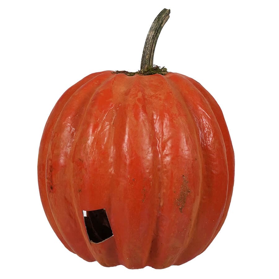 Large Orange Grinning Jack O' Lantern