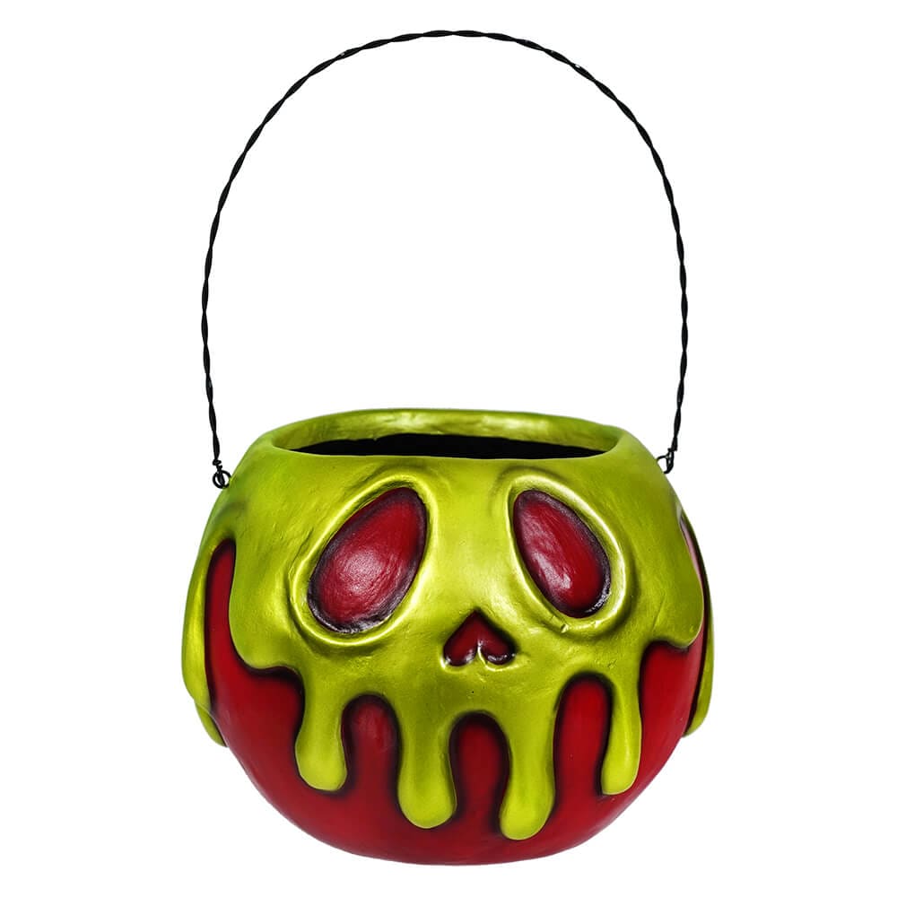 Large Red Apple With Green Poison Bucket