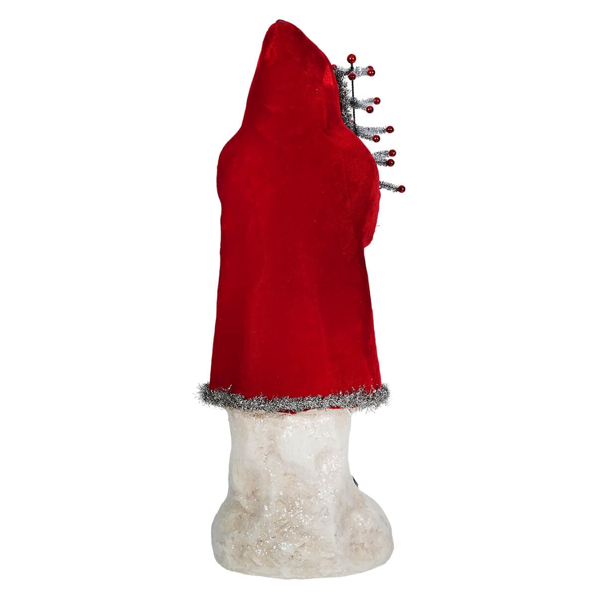 Large Red Velvet Coat Belsnickle - Christmas