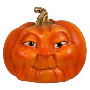 Large Serene Character Pumpkin - Halloween