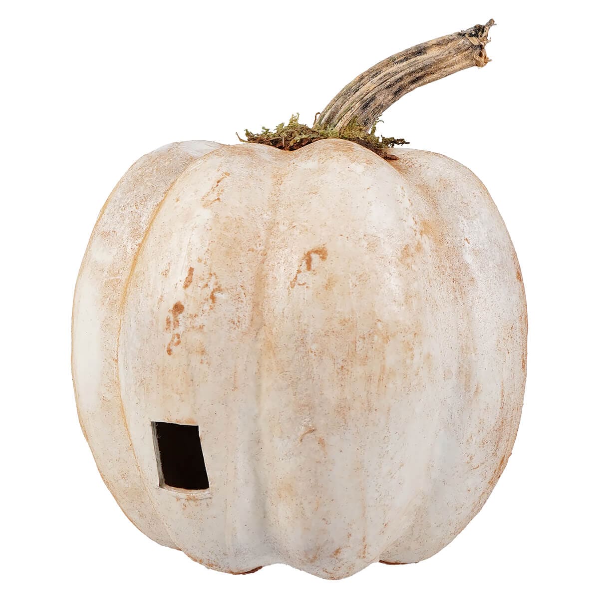 Large White Grinning Jack-O’-Lantern - Halloween