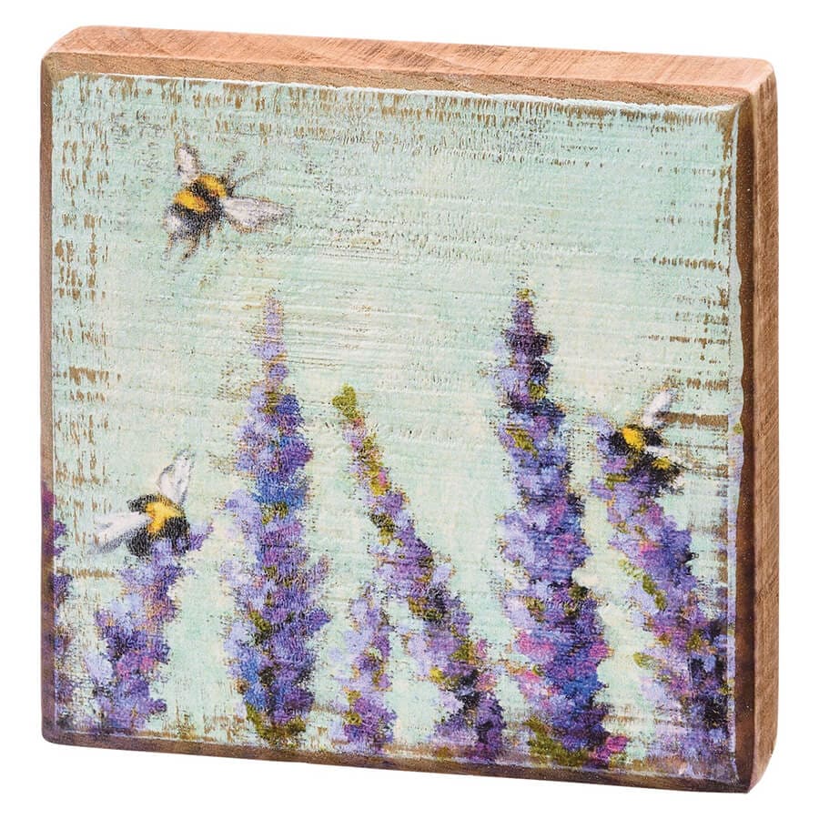 Lavender Block Sign - Easter