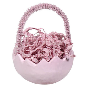 Lavender Cracked Egg Ornament