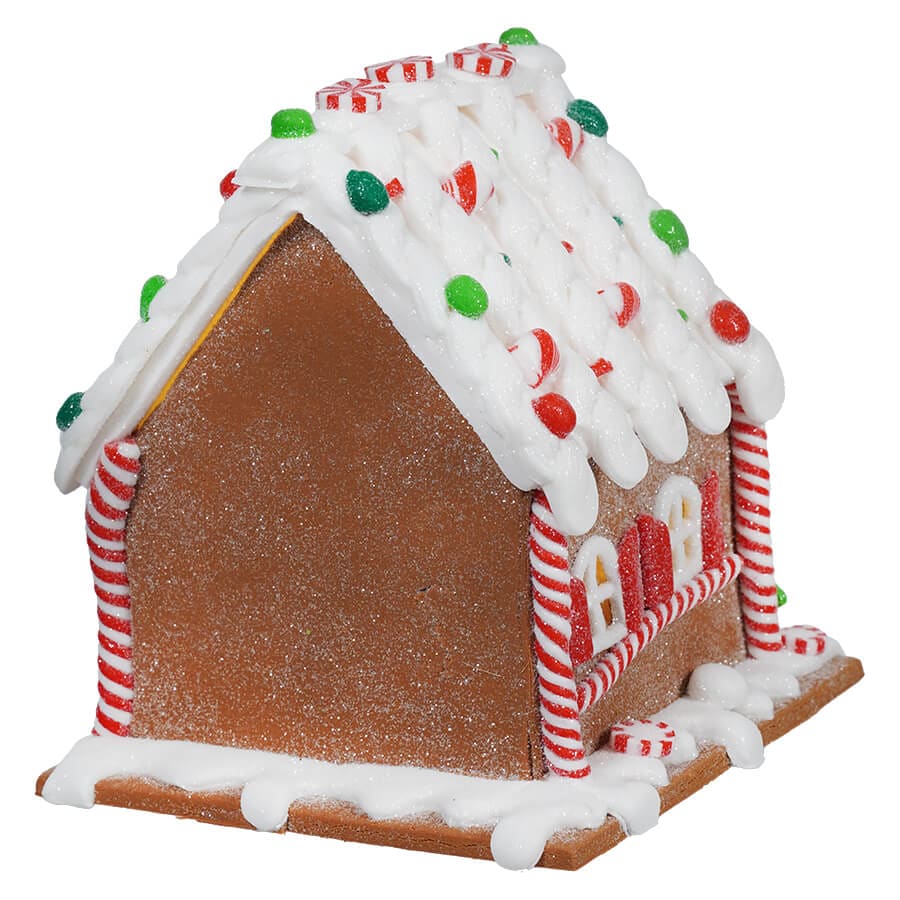 LED Gingerbread House With Gingerbread Man Table Piece