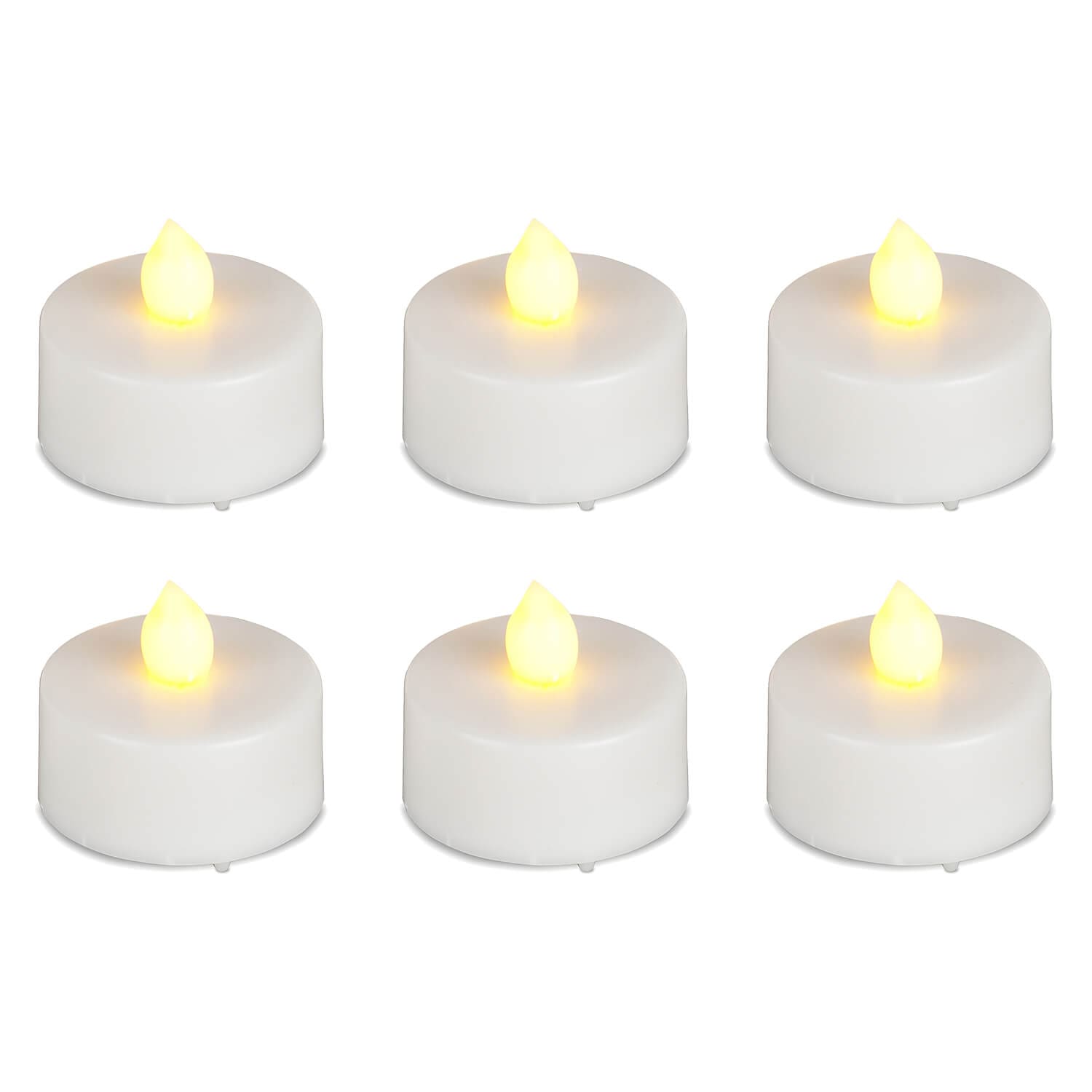 LED Tea Lights Soft Glow Flicker® Set/6 - Everyday