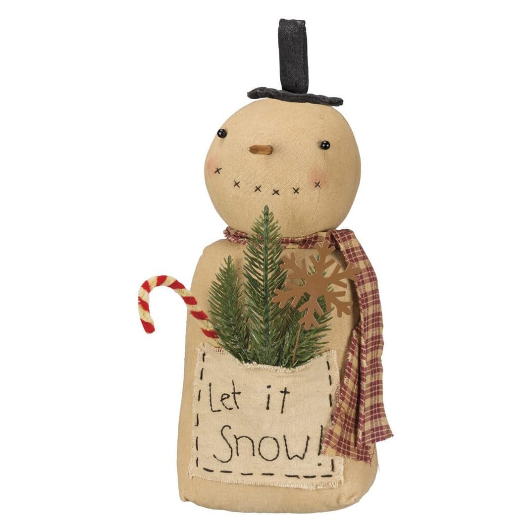 Let it Snow Pocket Snowman Sitter