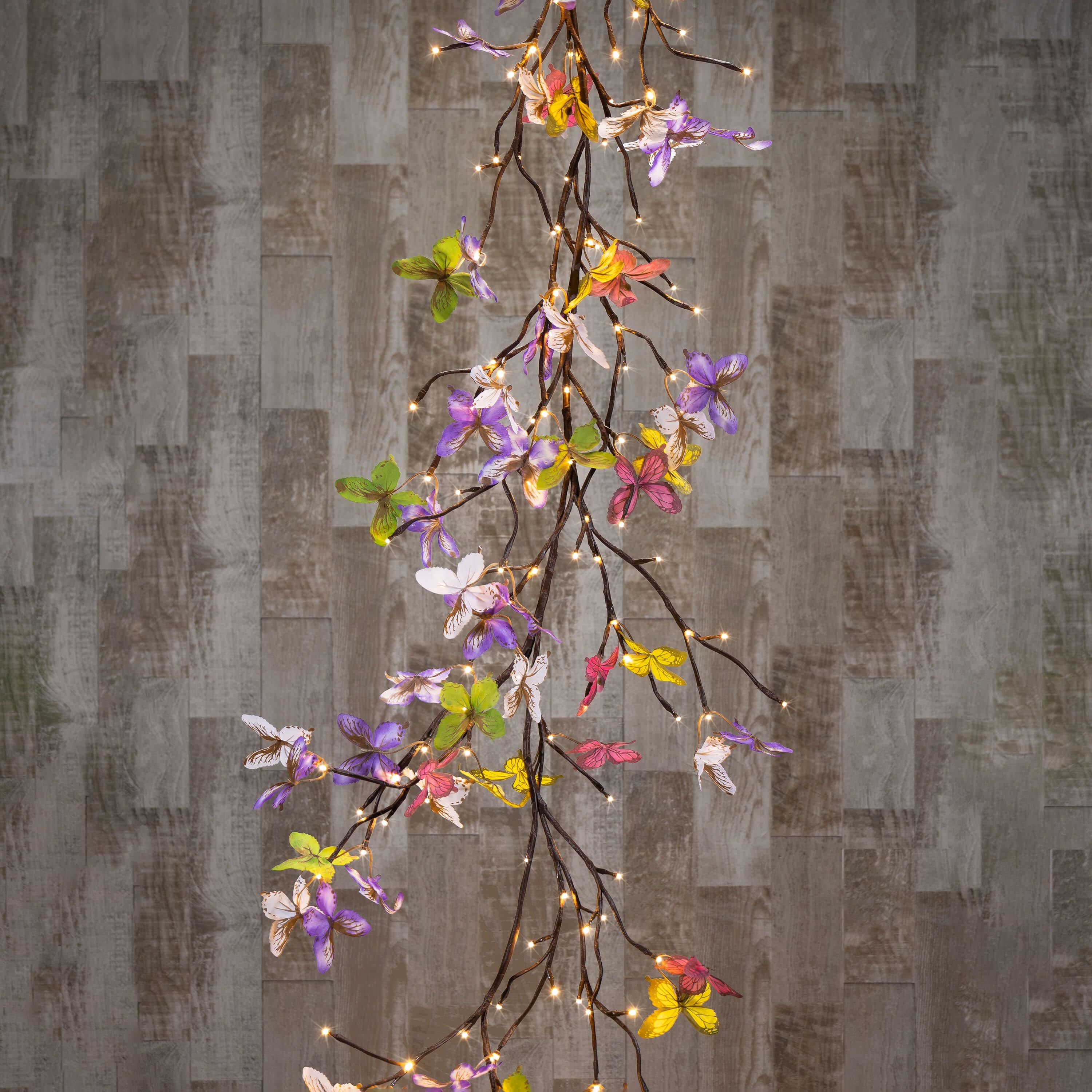 Lighted Butterfly Garland - Easter