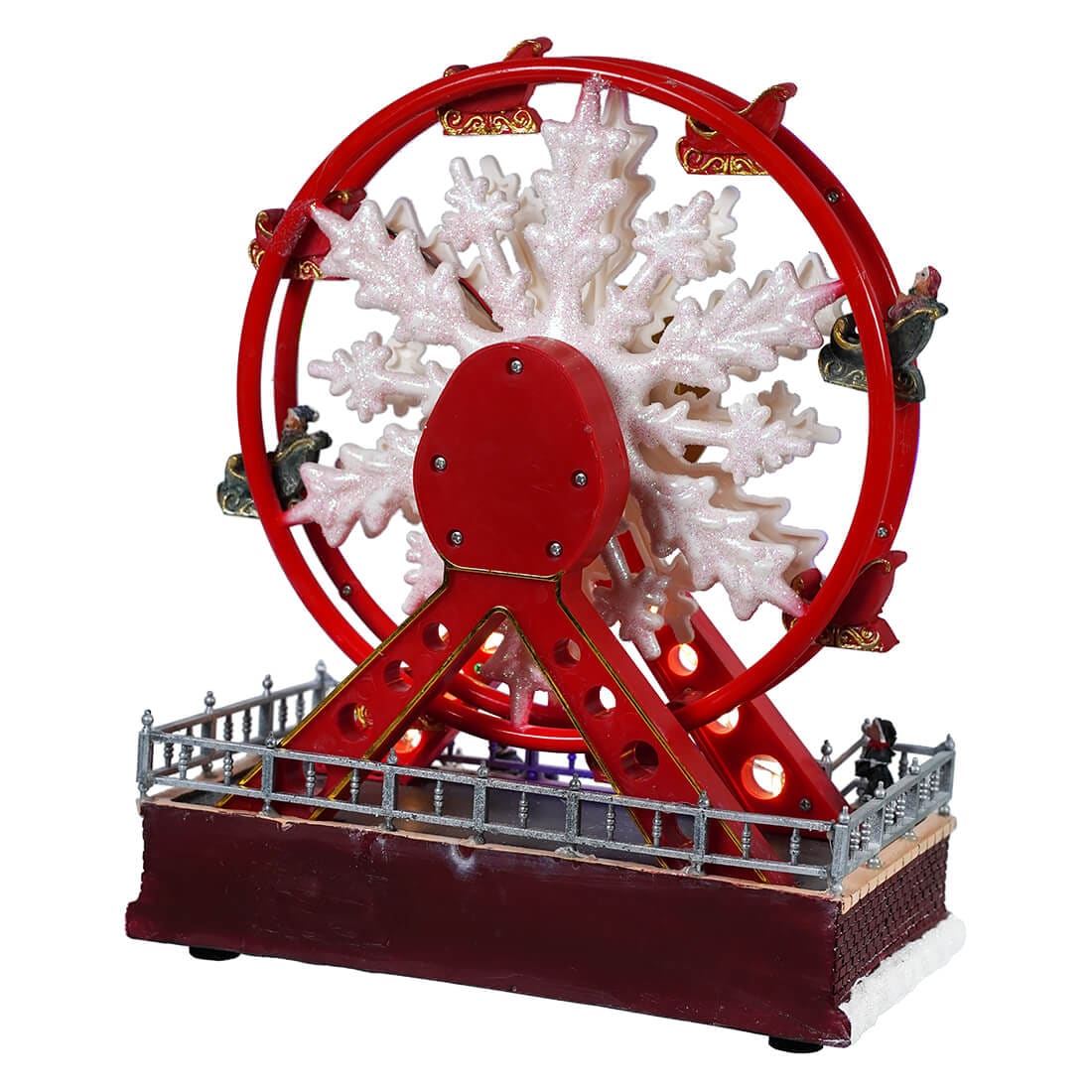 Lighted Christmas Animated Musical Ferris Wheel - Christmas