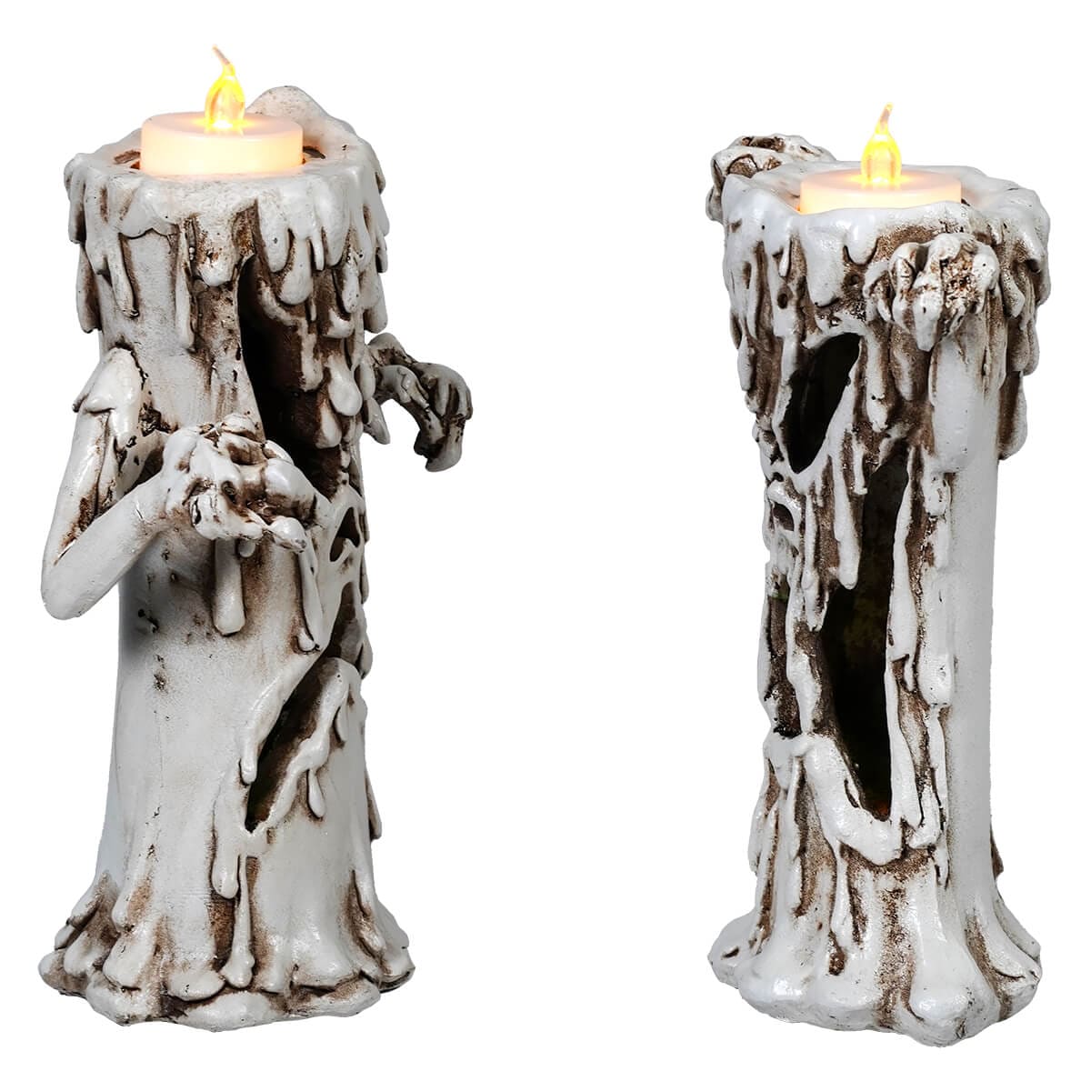 Lighted Color Changing Haunted Candles Set/2 - Halloween