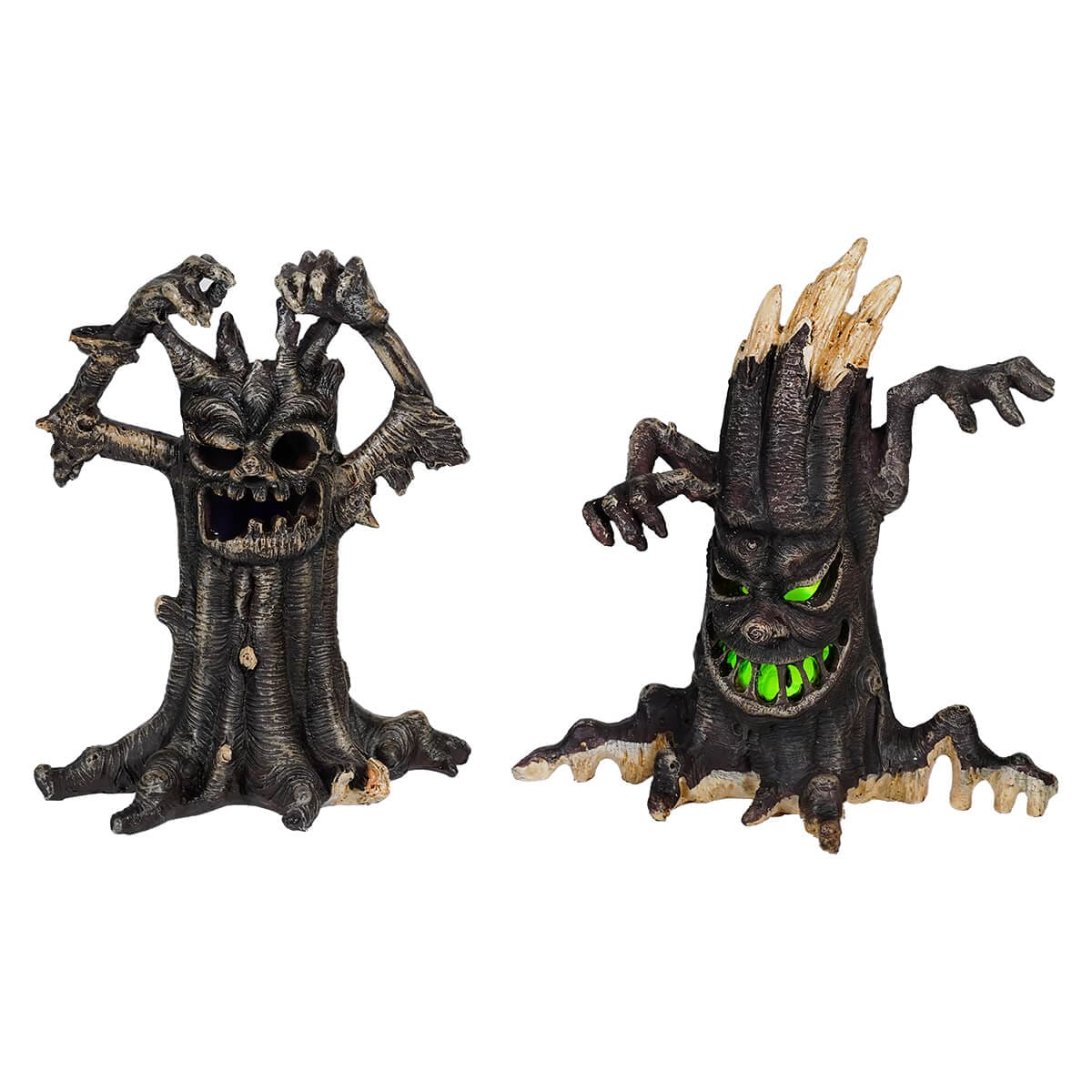 Lighted Color Changing Haunted Trees Set/2 - Halloween