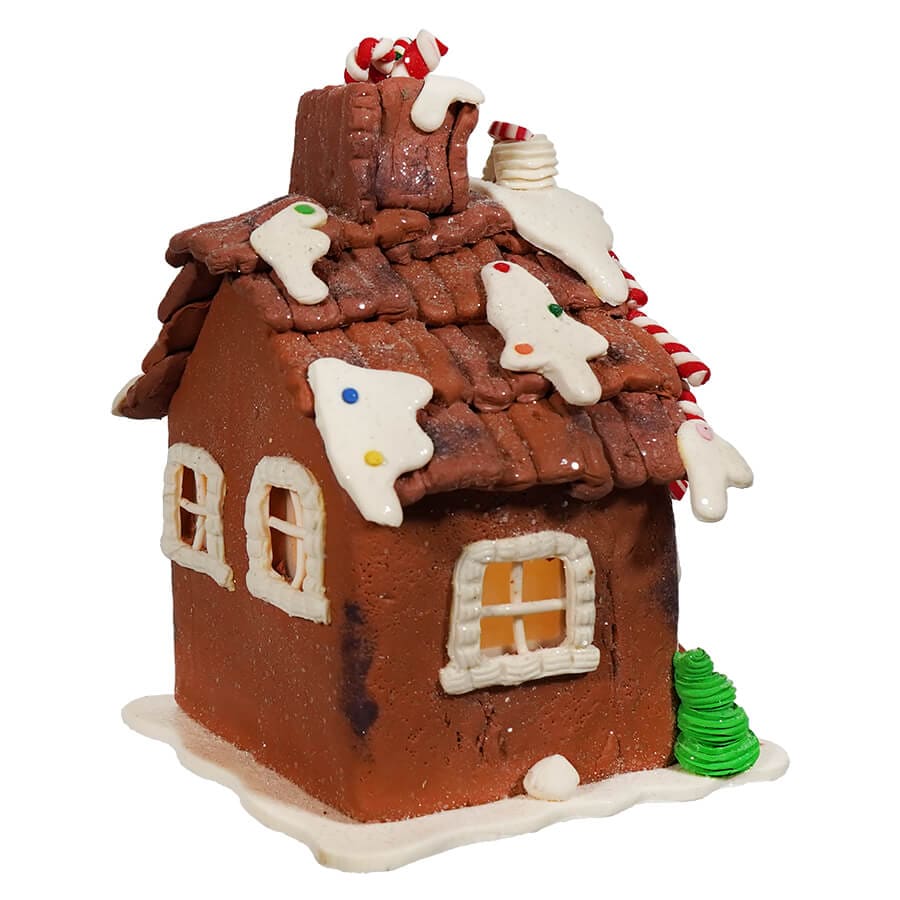 Lighted Gingerbread Cottage House