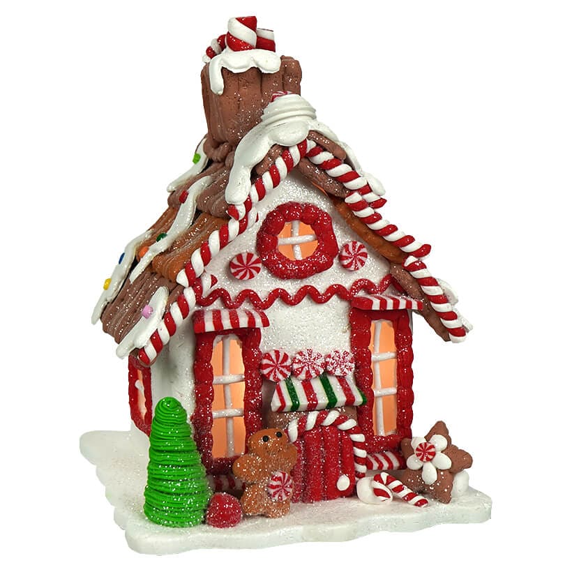 Lighted Gingerbread Cottage House