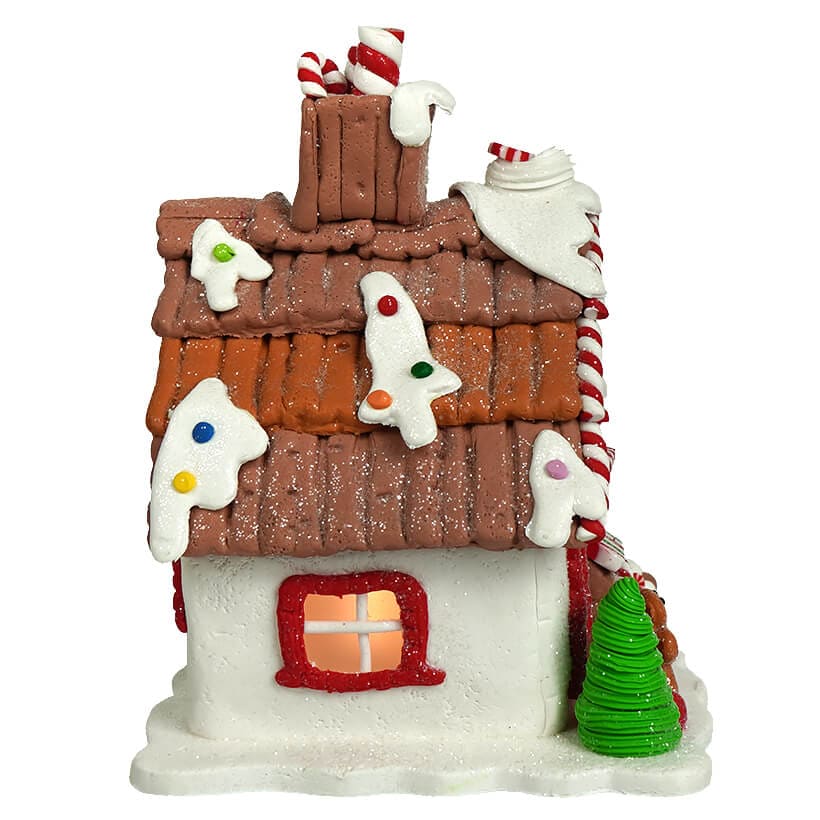 Lighted Gingerbread Cottage House