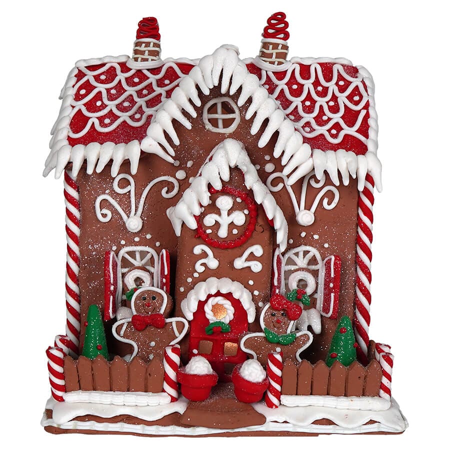 Lighted Gingerbread Manor House