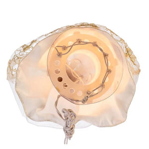 Lighted Ivory & Gold Angel Tree Topper