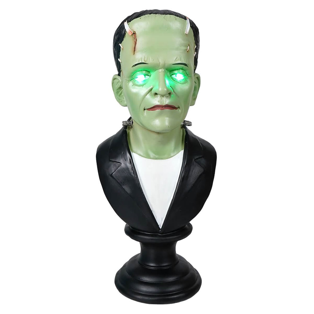 Frankenstein Bust buy with Green LED Eyes