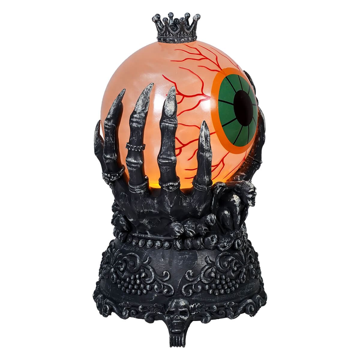 Lighted Smokey Spinning Spooky Eyeball Water Globe - Halloween