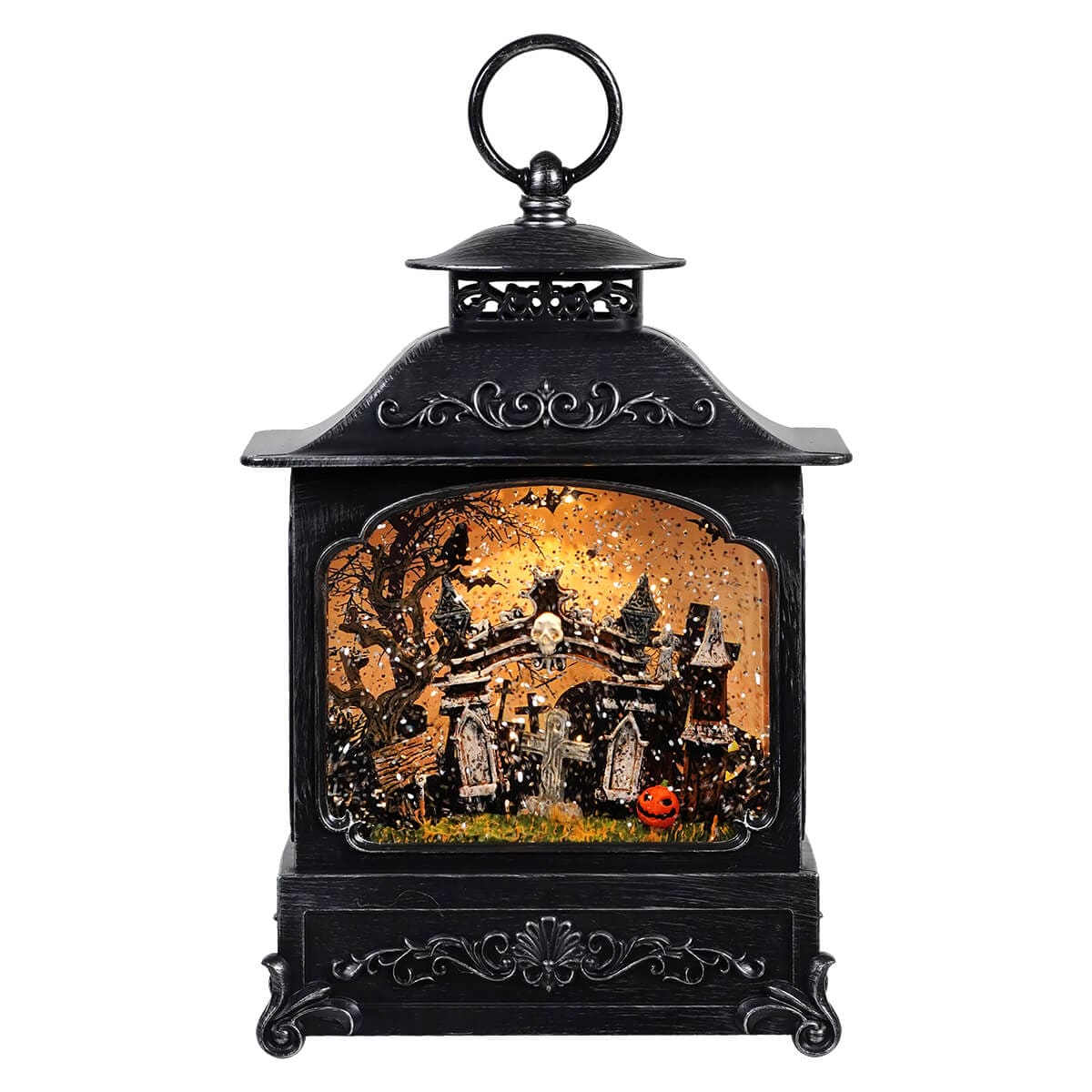 Lighted Spinning Graveyard Water Lantern