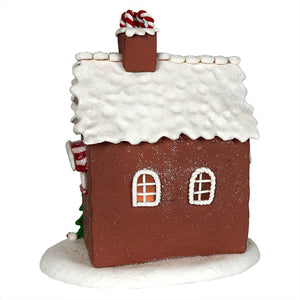 Lighted Traditional Gingerbread House