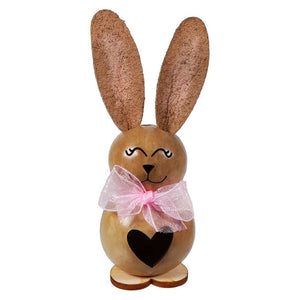 Lil’ Kaylee Bunny Gourd With Heart Cutout - Easter