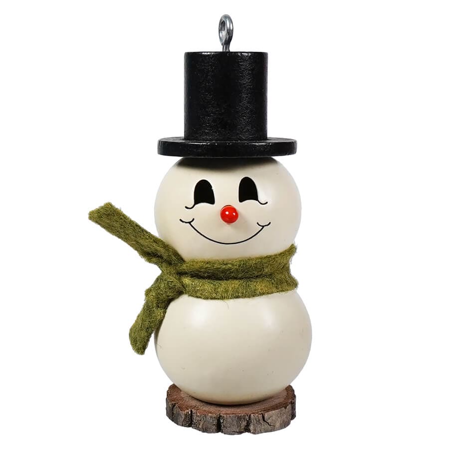 Lil Meadowbrooke Snowman Gourd - Christmas