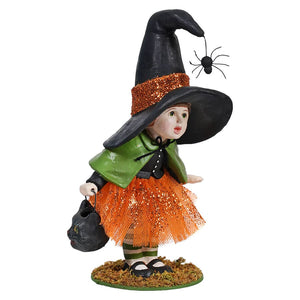 Little Lavinia Witch With Spider
