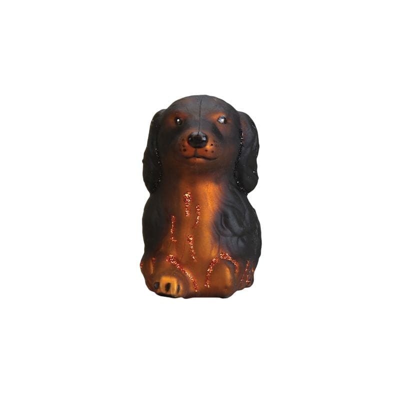 Long-Haired Dachshund Dog Breed Ornament