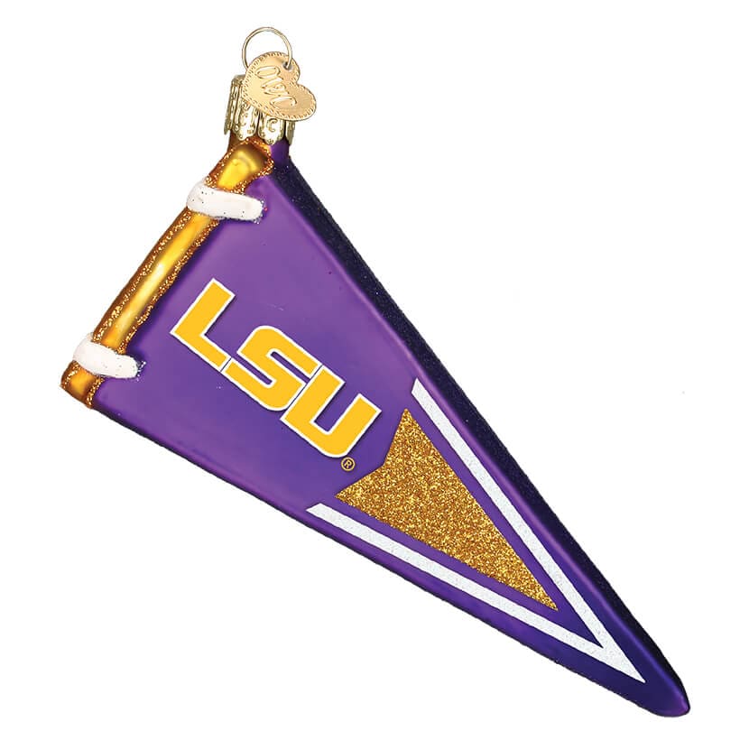 LSU Pennant Ornament