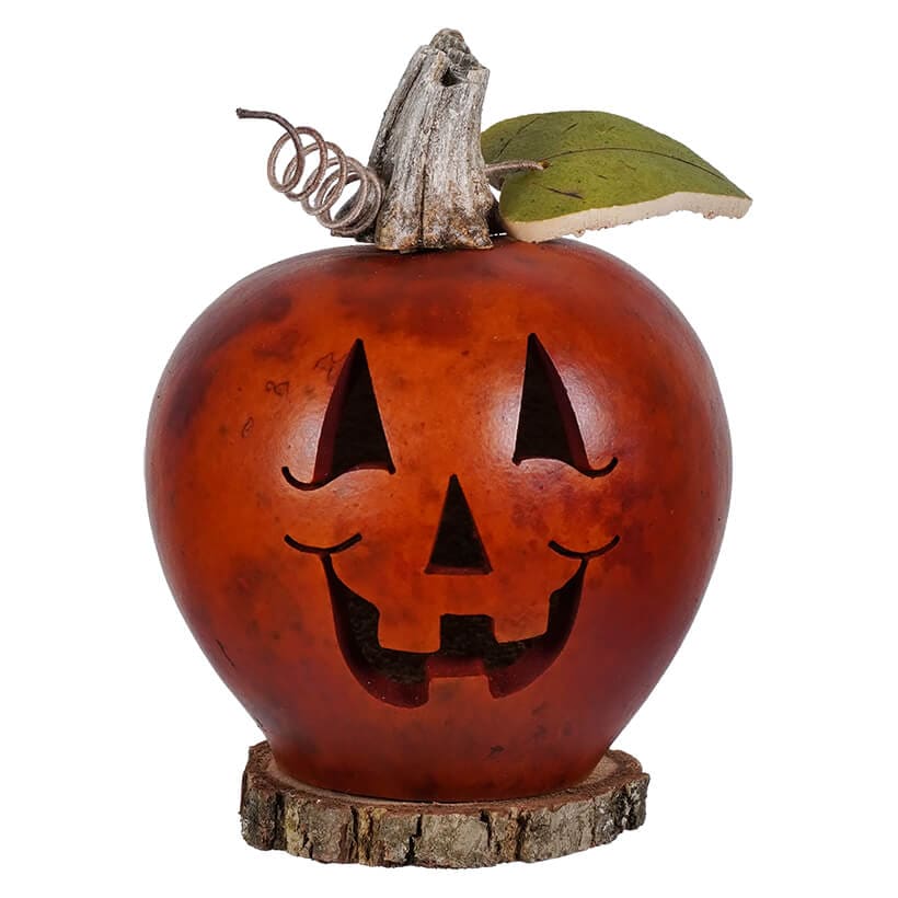 Lucas Miniature Jack-O'-Lantern Gourd