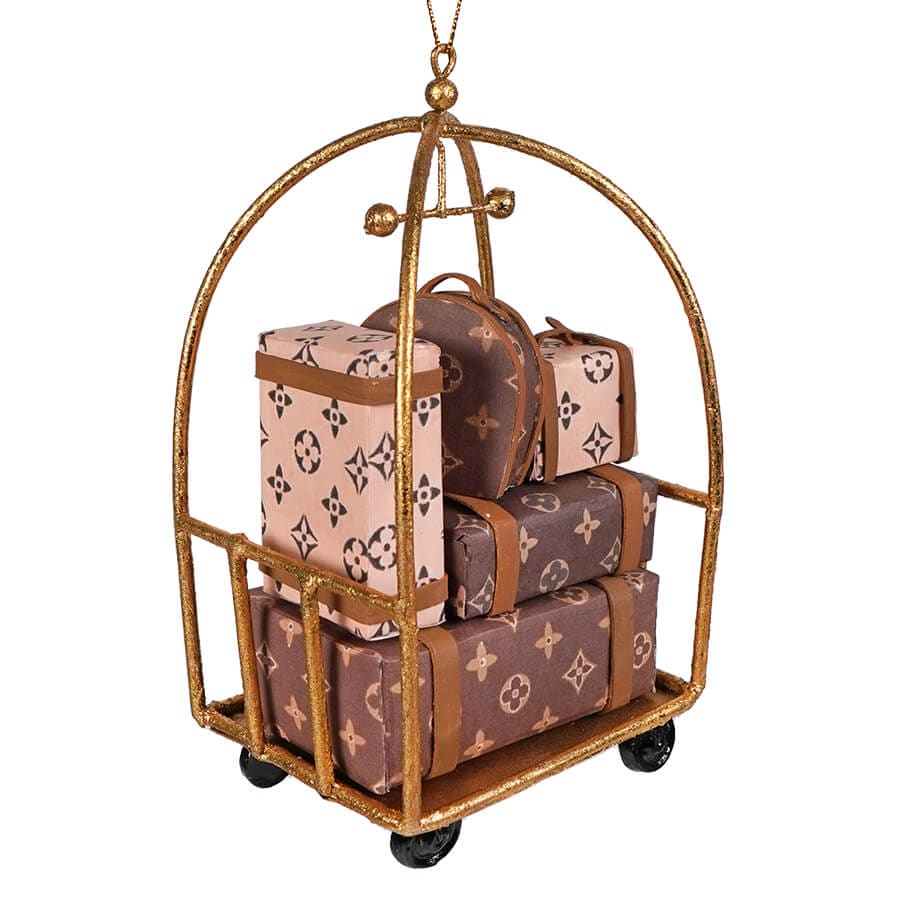 Luxury Hotel Luggage Ornament - Ornaments