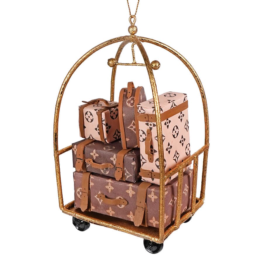 Luxury Hotel Luggage Ornament - Ornaments