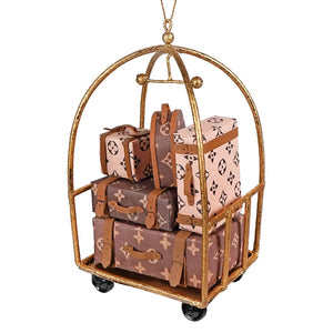 Luxury Hotel Luggage Ornament - Ornaments