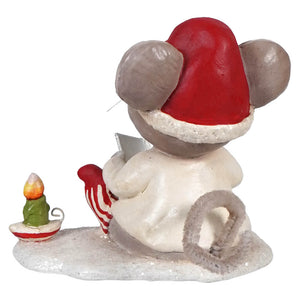 Manny Mouse With Candle - Christmas