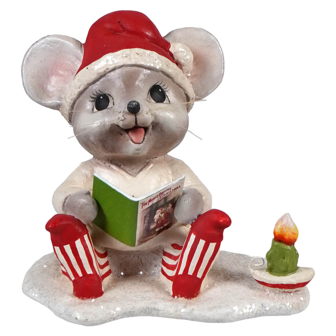 Manny Mouse With Candle - Christmas