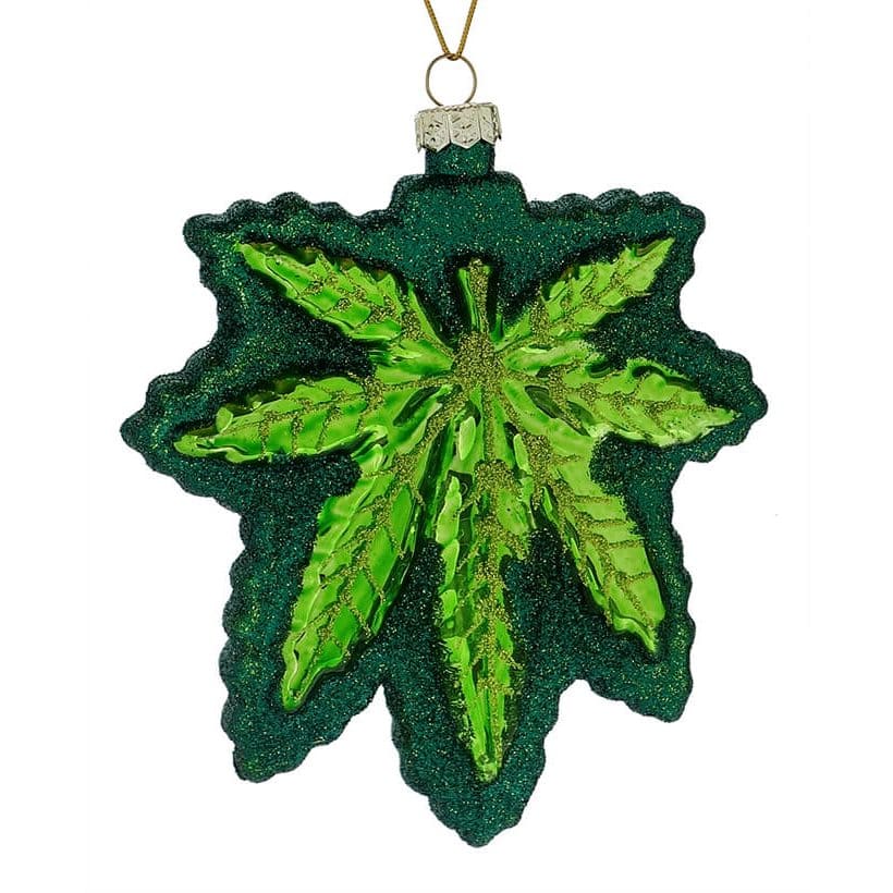 Marijuana Leaf Ornament