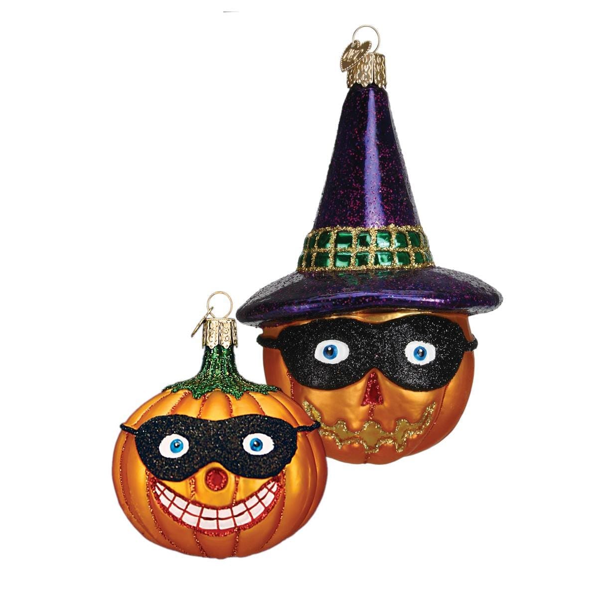 Masked Jacks Set/2 Ornaments