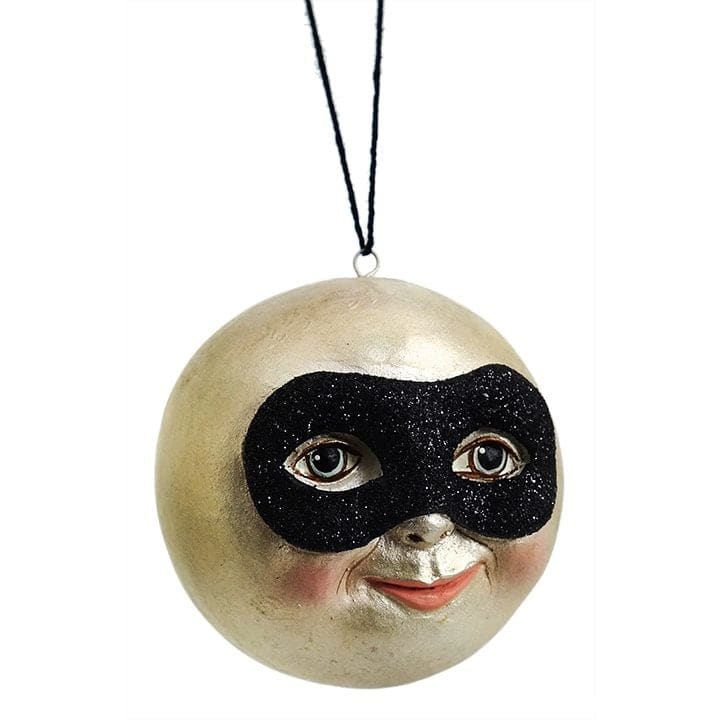 Masked Moon Ornament