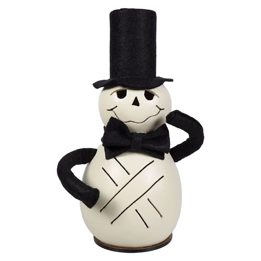 Maverick Snowman Gourd - Christmas