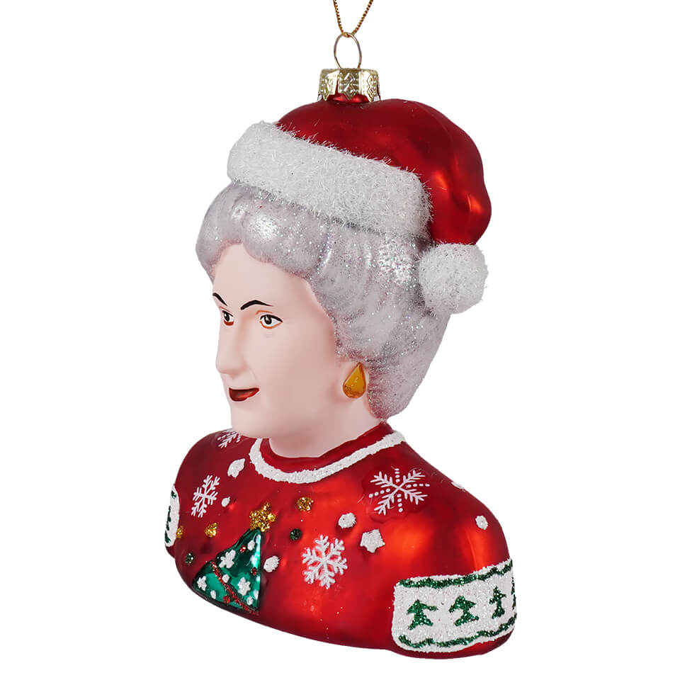 May Your Christmas Be Golden - Dorothy Glass Ornament - Christmas