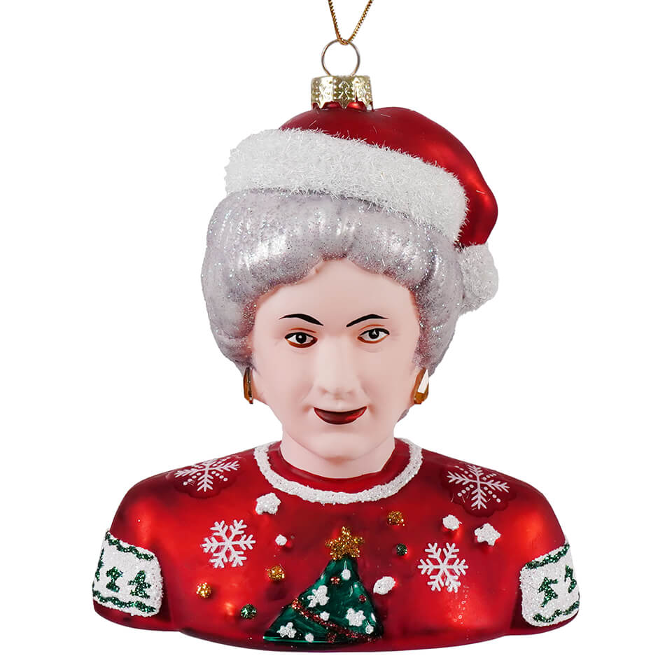 May Your Christmas Be Golden - Dorothy Glass Ornament - Christmas