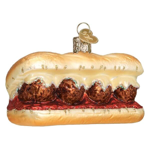 Meatball Sandwich Ornament