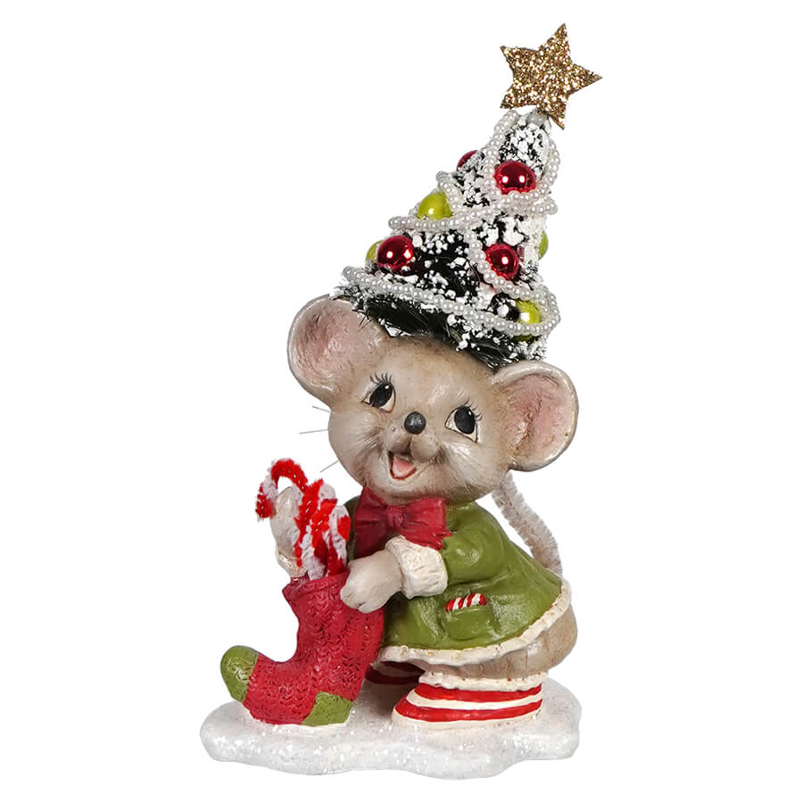 Memzi Mouse Table Piece - Christmas