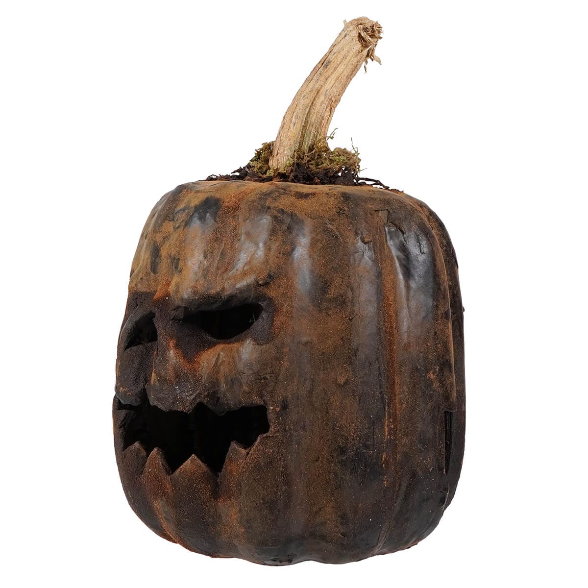 Menacing Black Pumpkin Jack-O’-Lantern - Halloween