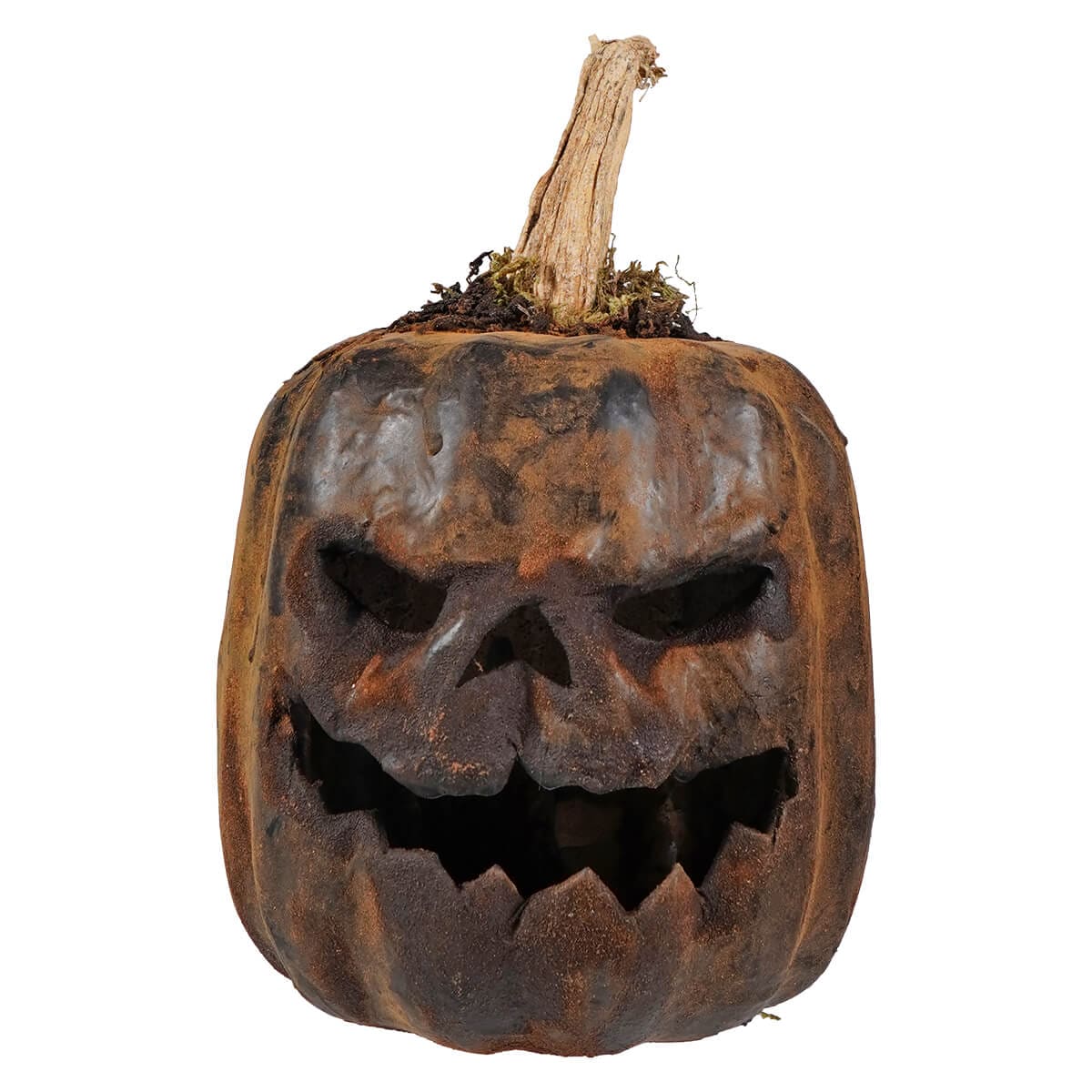 Menacing Black Pumpkin Jack-O’-Lantern - Halloween