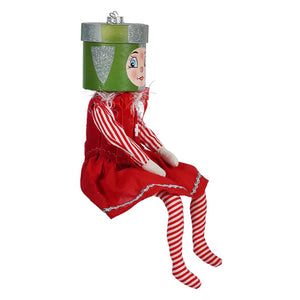 Merriam Box Head Doll - Christmas