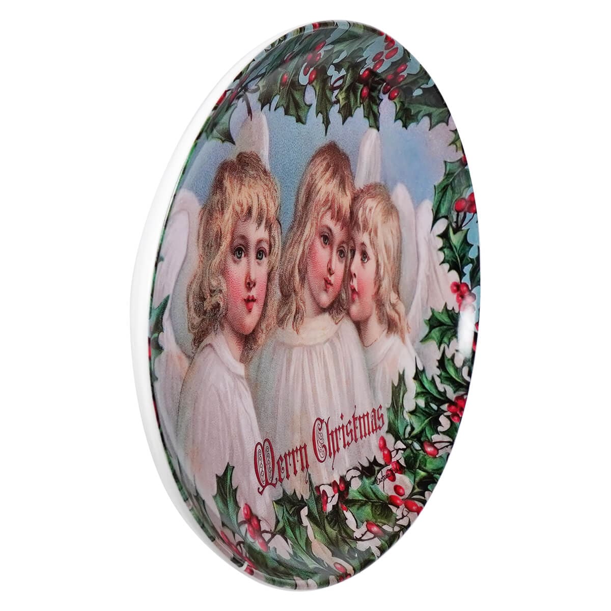 Merry Christmas Angel Platter - Christmas