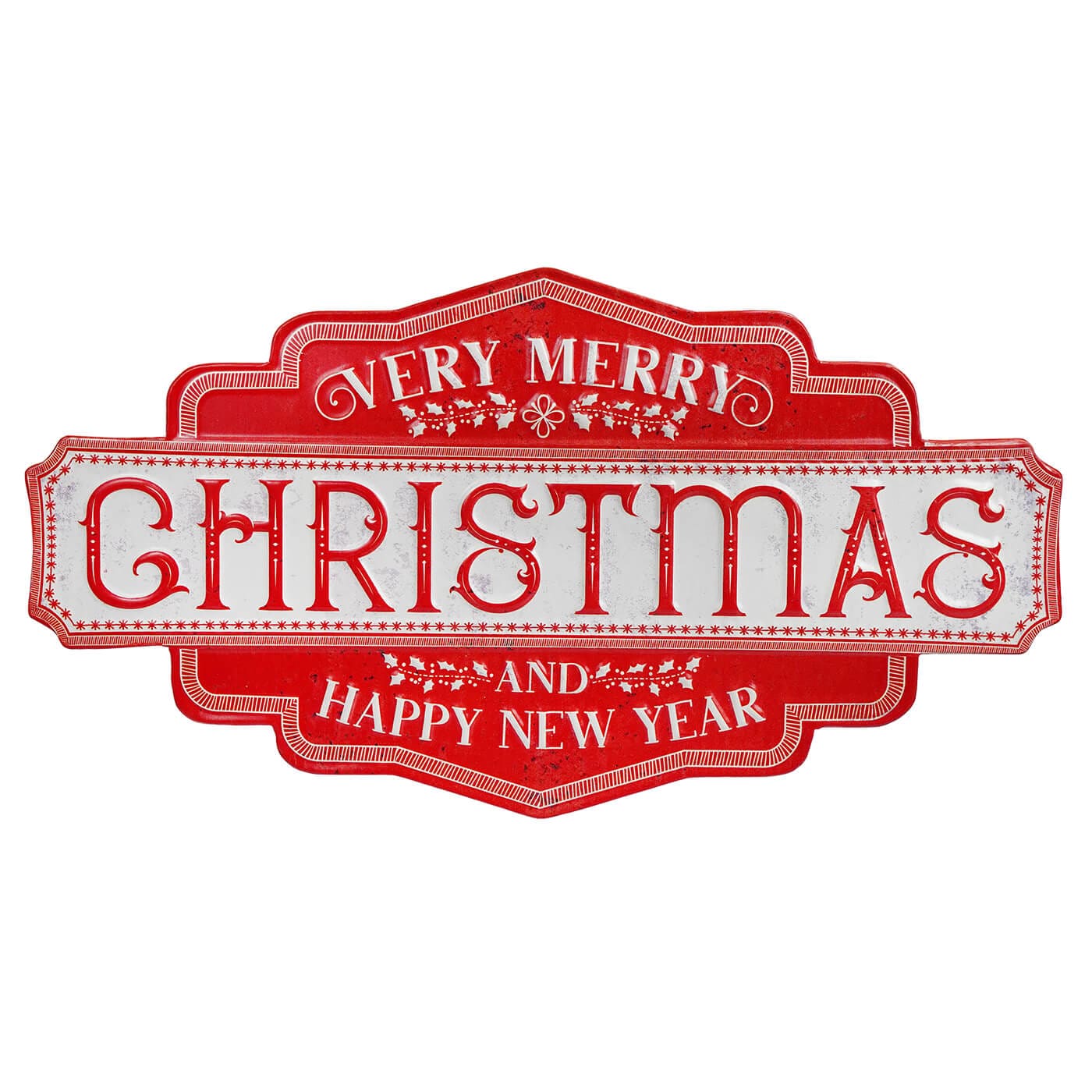 Merry Christmas & Happy New Year Sign