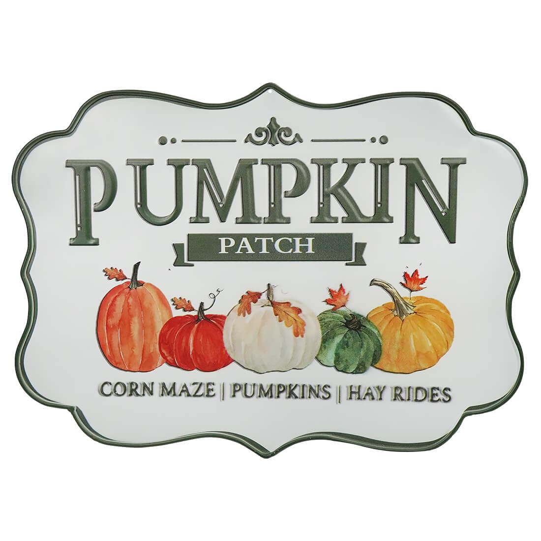 Metal Pumpkin Patch Wall Decor