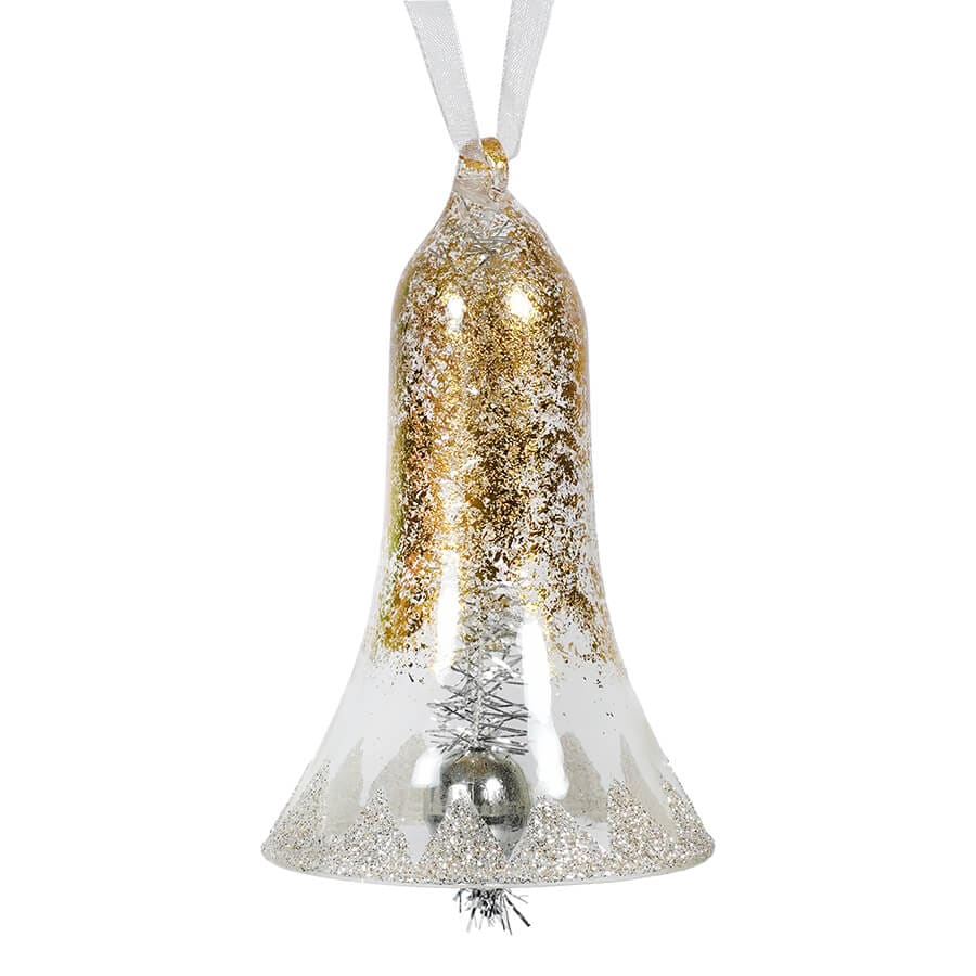 Metallic Gold Bell Ornament